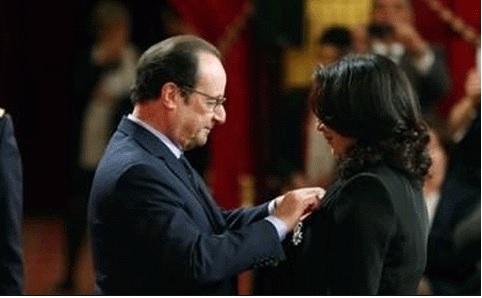 الرئيس الفرنسي يُوشح المغربية 'نوال المتوكل' بأرفع وسام للجمهورية الفرنسية